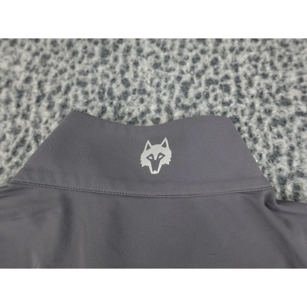 Greyson Quarter Zip Pullover‎ Mens Medium Gray Cadillac Logo Long Sleeve
